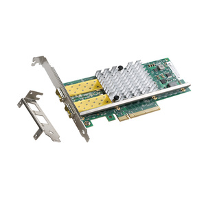 Intel 82599 X520 DA2 10GデュアルポートE10G42BTDABLK2x SFP光ファイバーネットワークカードアダプター (サーバー用) - Product Image 2