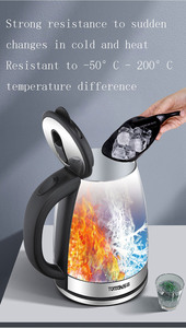 3认证电热水壶2 l温控玻璃电热水壶2025 - Product Image 5