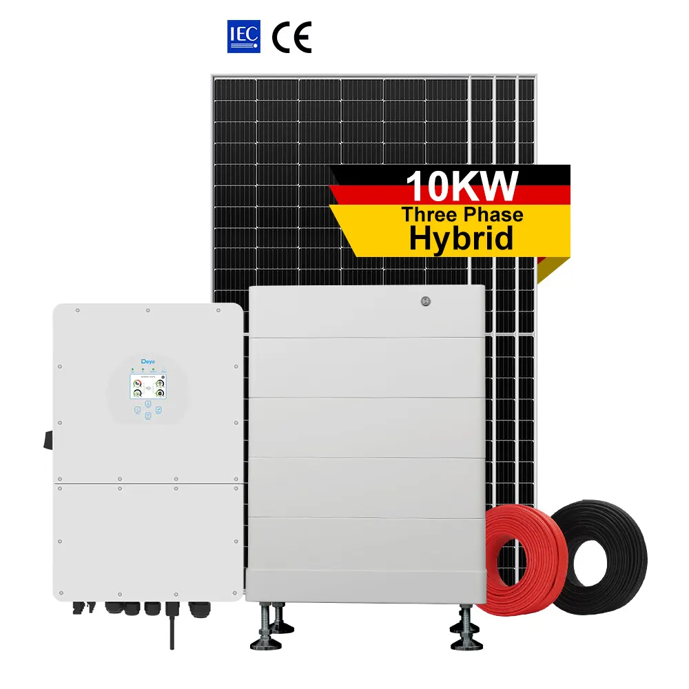 Hoàn Chỉnh Thiết Lập Năng Lượng Mặt Trời Hệ Thống Năng Lượng 5000W Lai Năng Lượng Mặt Trời Hệ Thống 3KW 4Kw 5KW 6KW Năng Lượng Mặt Trời Hệ Thống Điện Cho Nhà