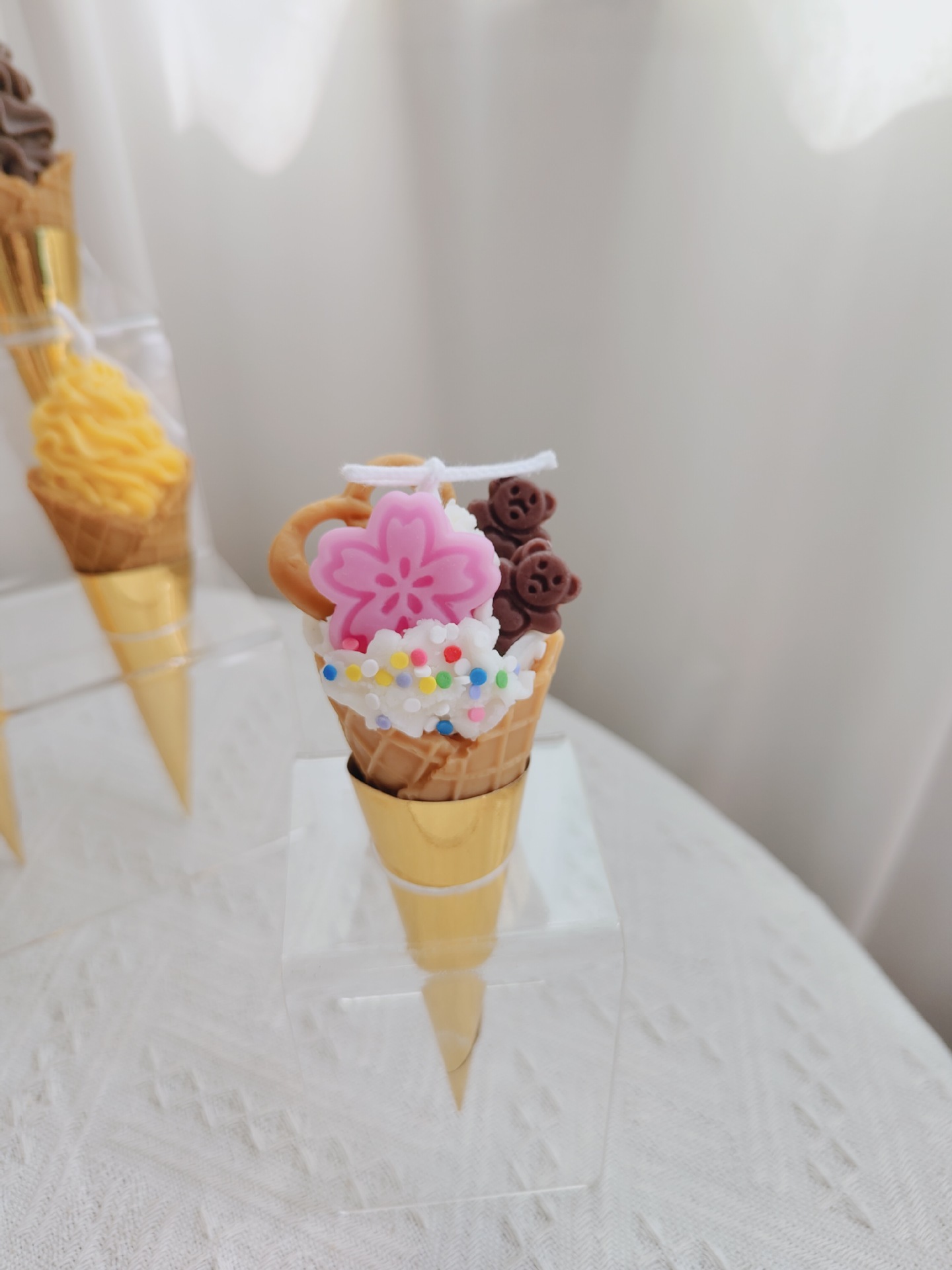 Mini bear cherry blossom ice cream