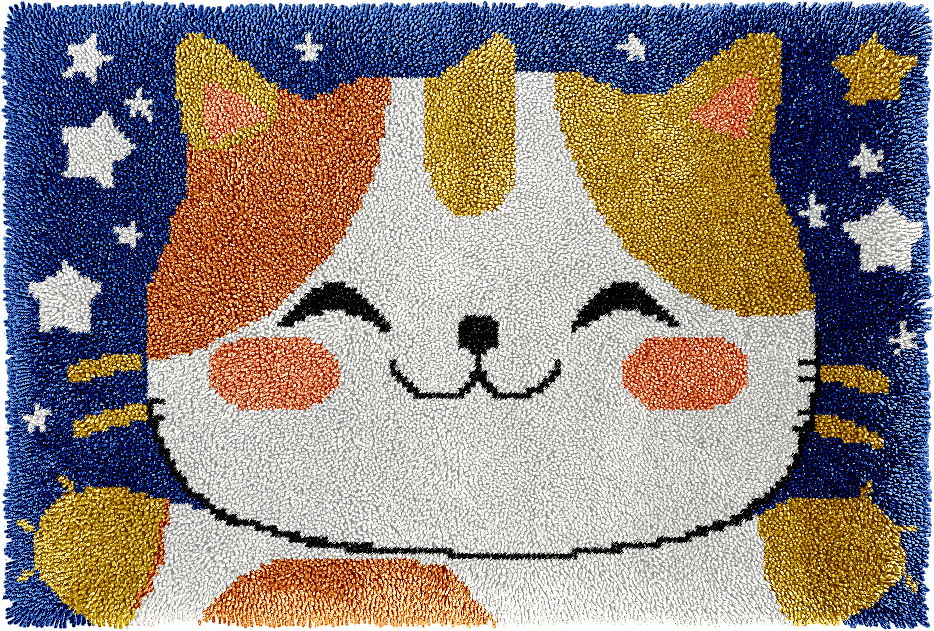 Kit de tapis à crochet de verrouillage pour chat mignon