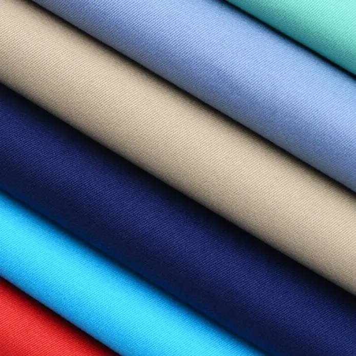 Fabrika toptan polyester pamuk tc cvc polycotton anti leke kumaş düz leke dayanıklı leke kovucu ücretsiz örnek kumaşlar