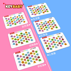 定制中文字母拼图板有趣的儿童早学教育玩具纸制 - Product Image 5