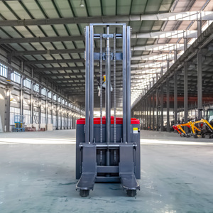 Apilador autoelevador de 1 tonelada y 1,5 toneladas, entrega rápida, gran oferta, apilador de paletas, apilador de paletas autocargable portátil para cargar y descargar