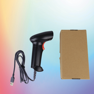 工业用1D 2D二维码激光光源a 4尺寸USB有线手持条形码扫描仪 - Product Image 1