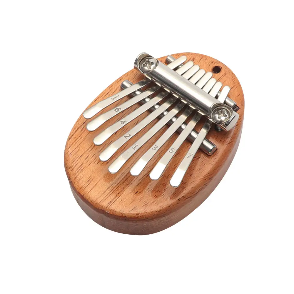 Mini Piano à Pouce Kalimba 8 Touches Portable Exquis Finger Harp Facile à Apprendre Musical Mbira Instrument Débutant Enfants Adulte Cadeau
