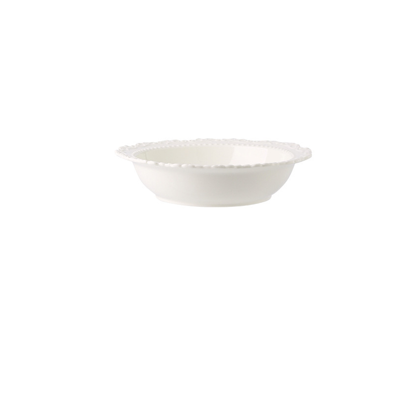 White fruit bowl