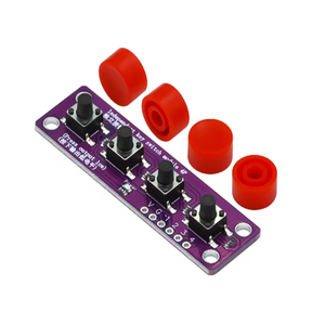 Módulo de interruptor táctil de cuatro botones compatible con Raspberry PI 51 MCU Sensor para placas y kits de desarrollo electrónico