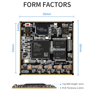 Puzhi PZ7015-SOM Xilinx Fpga Board Zynq Board Fpga Core Board Industrial Grade System on modulo Soc Zynq 7000 - Product Image 4