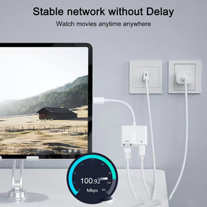 USB C to Ethernet <strong>Adapter</strong> Type C to LAN Fast Ethernet RJ45 <strong>Network</strong> <strong>Adapter</strong> Wired LAN Converter for iPad Android Mackbook Pro - Product Image 5