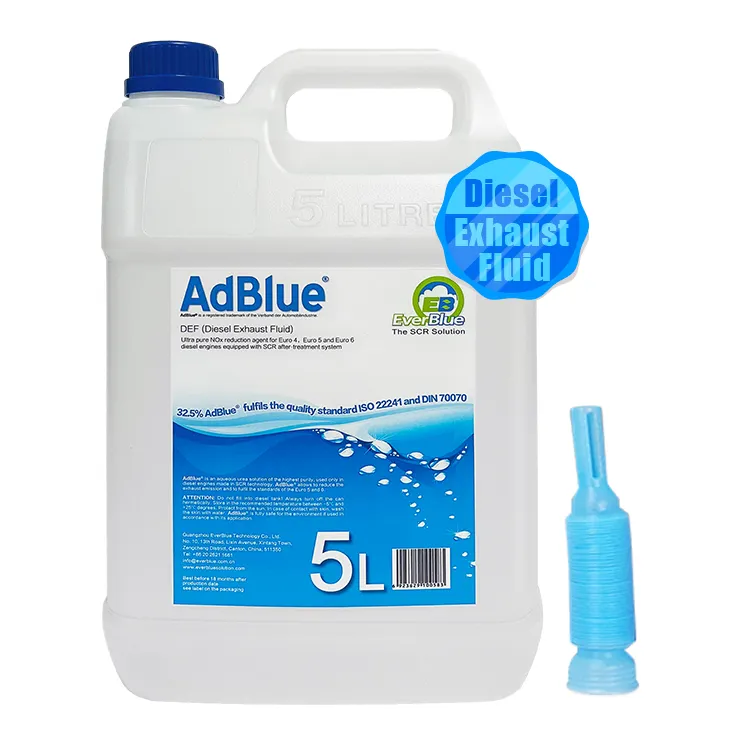 Almacén adblu Solution 5L ad Blue disponible en 23 tipos de logotipo de embalaje personalizado