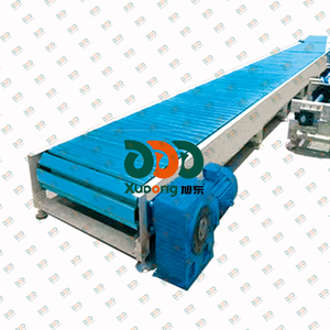 Sistemas transportadores de cadena de grado alimenticio Sistema transportador de correa de cadena resistente para carga/descarga Logística de clasificación automatizada