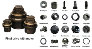 Ekskavatör ayna mahruti grubu s TM06 TM09 yürüyüş motoru GM09 GM18 TM18 TM40 tamir kiti GM35 ayna mahruti grubu kiti yeniden - Product Image 6
