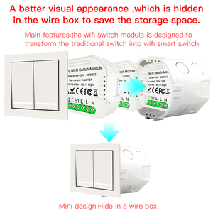 Wifi 2 Tuya Zigbee 3,0 inalámbrico interruptor de pared para sistema de automatización del hogar - Product Image 6
