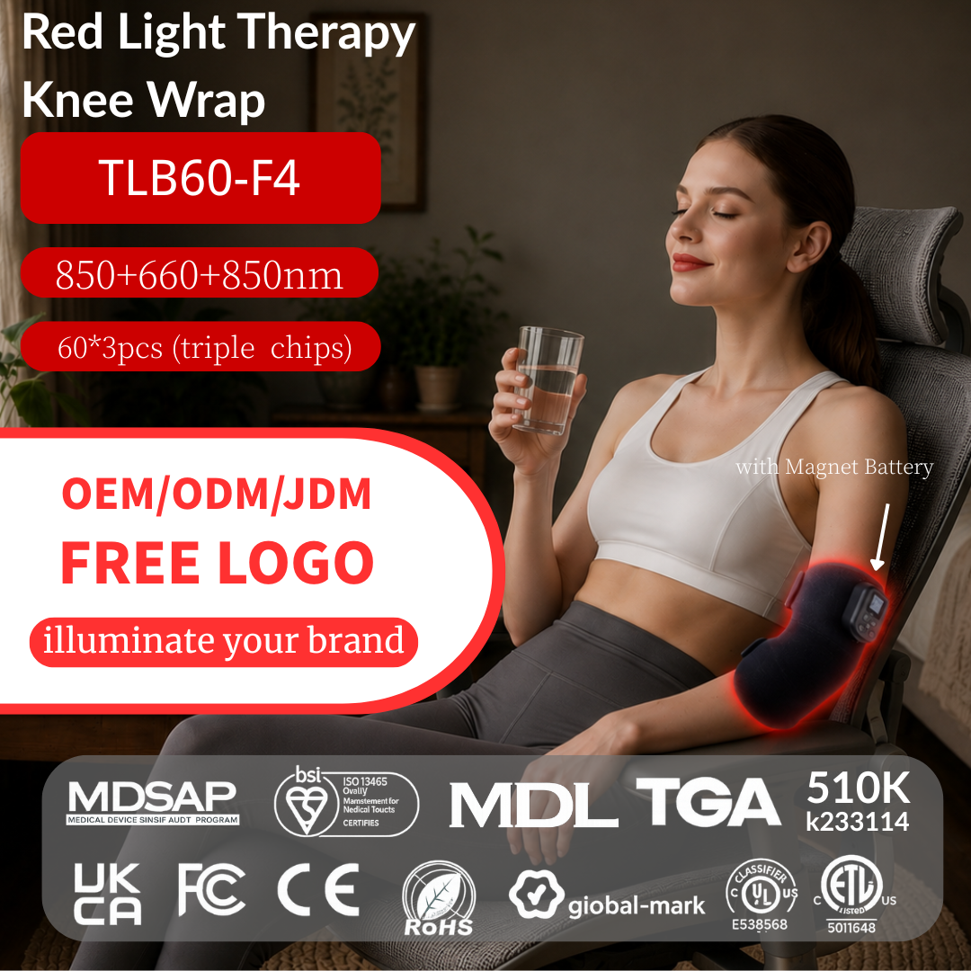 TLB60-F4 knee/elbow wrap wireless with magnet battery