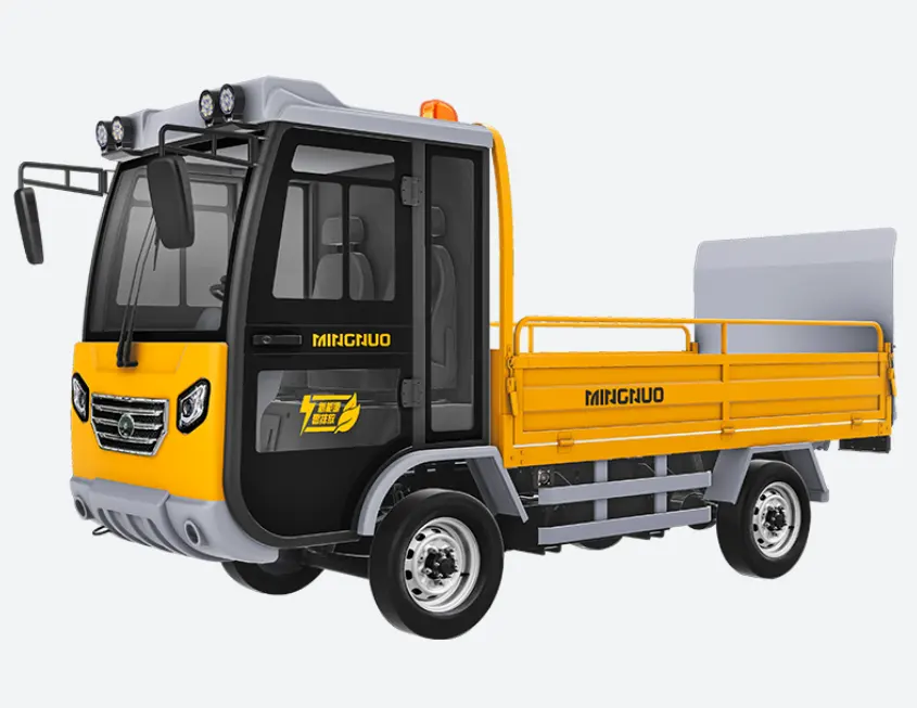 Caminhão elétrico de carga com placa de elevação, lixo elétrico colecionável de veículo, caminhão de lixo, MN-H82