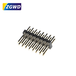 <strong>1</strong>.<strong>27mm</strong> 4-Pin Straight <strong>Header</strong> Connector <strong>1</strong>*4P Double Row Vertical Male <strong>1</strong>.0mm Pin <strong>Header</strong> for PCB Applications - Product Image 4