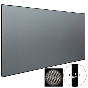 Pantalla de proyector reflectante antiluz Pantalla de proyección Alr de cristal de diamante negro de tiro largo de 150 pulgadas Pantalla de marco fijo - Product Image 1