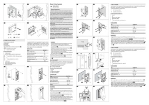 Commercio all'ingrosso 2 pulsanti scatola Audio pannello porta di controllo di accesso con 3 + n sistema di cablaggio citofono DC alimentazione elettrica per 2 famiglie - Product Image 5