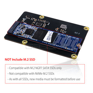 GeeekPi Raspberry Pi X862 M.2 NGFF 2280 SATA SSD scheda di espansione con ponticello 3.1 USB per Raspberry Pi 4B (modello B) - Product Image 4