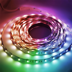 Guangdong smart led striscia luce indirizzo programma DC24V 12V 60led 30led 5050RGB striscia di luce impermeabile illuminazione esterna - Product Image 1