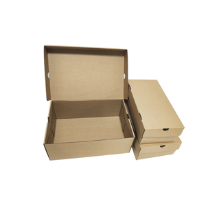 Nhà Máy Trực Tiếp Hộp Giấy Sóng Cho Hộp Giày Bao Bì Thân Thiện Với Môi Có Thể Gập Lại Thiết Kế Cho Hộp Giày Bao Bì - Product Image 2