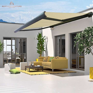 Ekstra büyük balkon için elektrikli teleskopik güneşlik uygun kurulum - Product Image 1