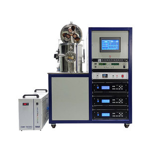 2024 Lab Ganze automatische Programm abscheidung Ni-Nano-Film Drei Ziele Magnetron Sputter ing Coater-System - Product Image 1