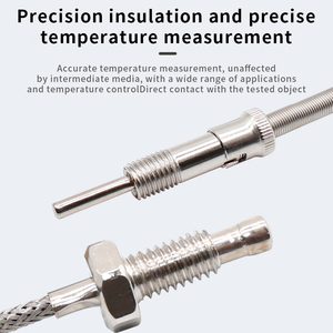Wholesale K type E type thermocouple high quality <strong>Temperature</strong> <strong>sensor</strong> Screw / <strong>Compression</strong> <strong>spring</strong>/ Feeler type thermocouple - Product Image 4