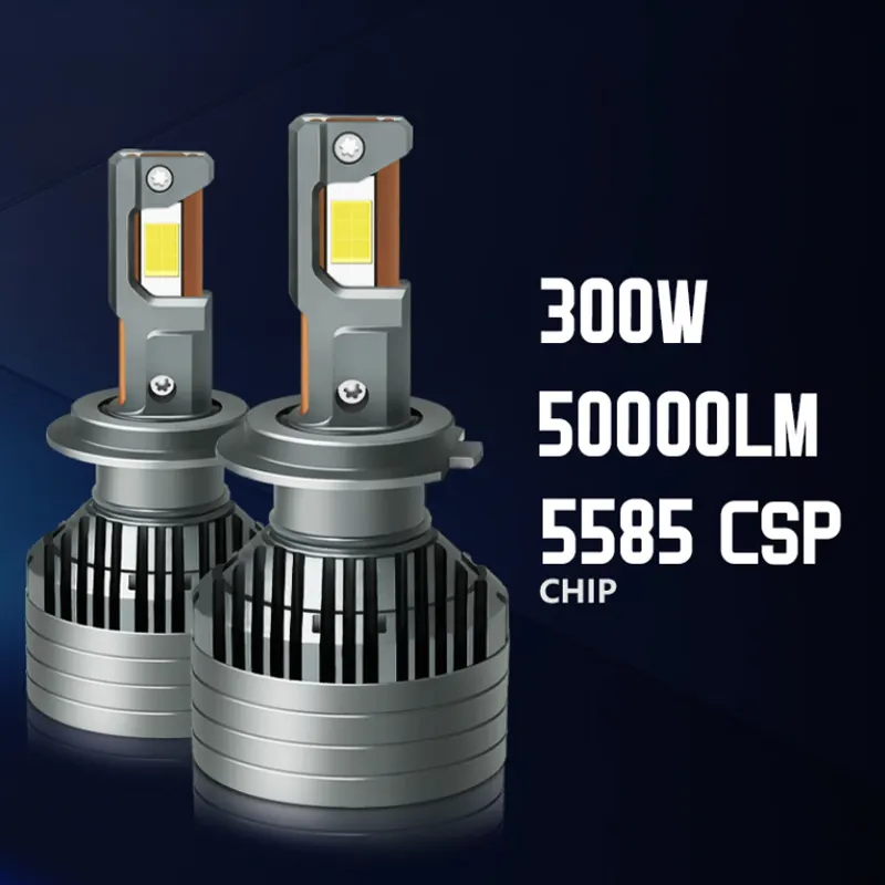 Usine nouveau Design haute puissance pro 300w 50000lm phare LED de voiture H7 H11 H4 ampoule de phare LED de voiture