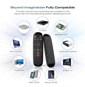 M6 Air Mouse 2.4G Voice Wireless <strong>Keyboard</strong> Mouse for Android TV Box Set-top Box Remote <strong>Control</strong> - Product Image 3