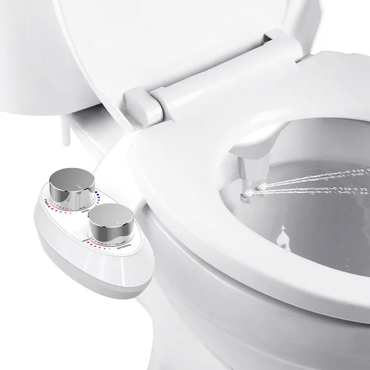 Bidet wc facile da installare non elettrico doppio ugello acqua fredda fresca spray bidet attacco sedile wc per wc