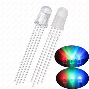 Программируемый адресный 4-контактный Полноцветный 5 мм RGB LED SK6812 WS2811 точечный контроль Ws2812b 5 мм светодиодный Диод с IC - Product Image 2