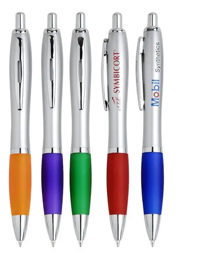 Caneta de plástico promocional, de alta qualidade, venda quente, caneta esferográfica com logotipo personalizado