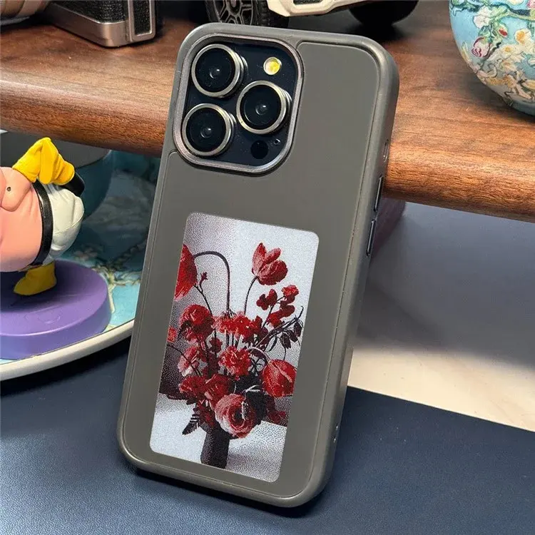 INKZONE DIY desen özelleştirilebilir PC TPU silikon kapak Mini esneklik şık Trendy spor NFC telefon iPhone için kılıf 14 Pro