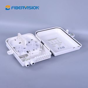 Scatola FTTH scatola di distribuzione ottica scatola ABS SC FC Optik BOX 16 8 Core 16c 1:8 bianco 2 in 8 Out nero, bianco, grigio - Product Image 4
