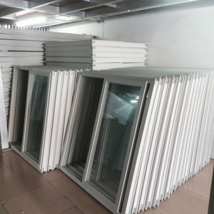 Özelleştirilmiş <span class=keywords><strong>UPVC</strong></span> çift cam yatay sürgülü pencere fransız avrupa paslanmaz çelik panjur anti-hırsızlık oteller dış
