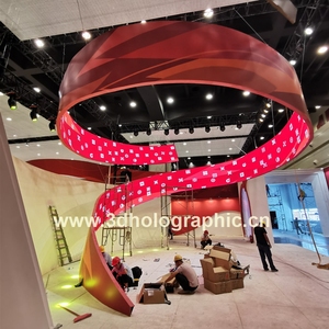 P1.2 P1.5 P1.8 P2 P2.5 P3 modulo Led flessibile schermo di visualizzazione a Led curvo per interni ed esterni cina - Product Image 5