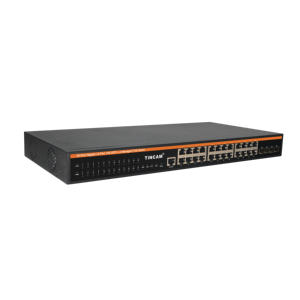 TiNCAM Smart 24 Port Gigabit Ethernet + 4 Port 10G SFP Managed POE <strong>Network</strong> Switch Rack-Mounted &amp; Stackable in Stock - Product Image 5