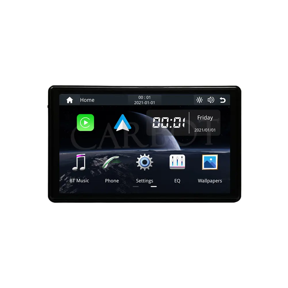Universal android rádio 7 polegada IPS toque estéreo media tape mp3 sistema online GPS Navigator touch screen carro dvd player