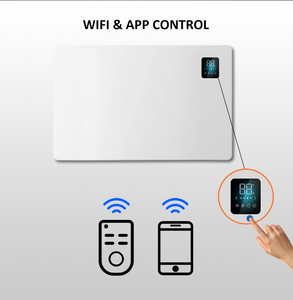 冬の家の壁に取り付けられた電気パネルコンベクターヒーターアプリ制御のための部屋ヒーター電気寝室ヒーター