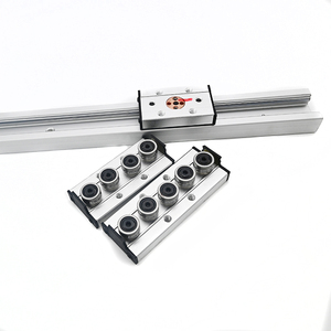 60mm largura duplo eixo alumínio <span class=keywords><strong>Linear</strong></span> guia ferroviário SGR20 com bloco rolamento SGB20UU-3 SGB20UU-4 SGB20UU-5