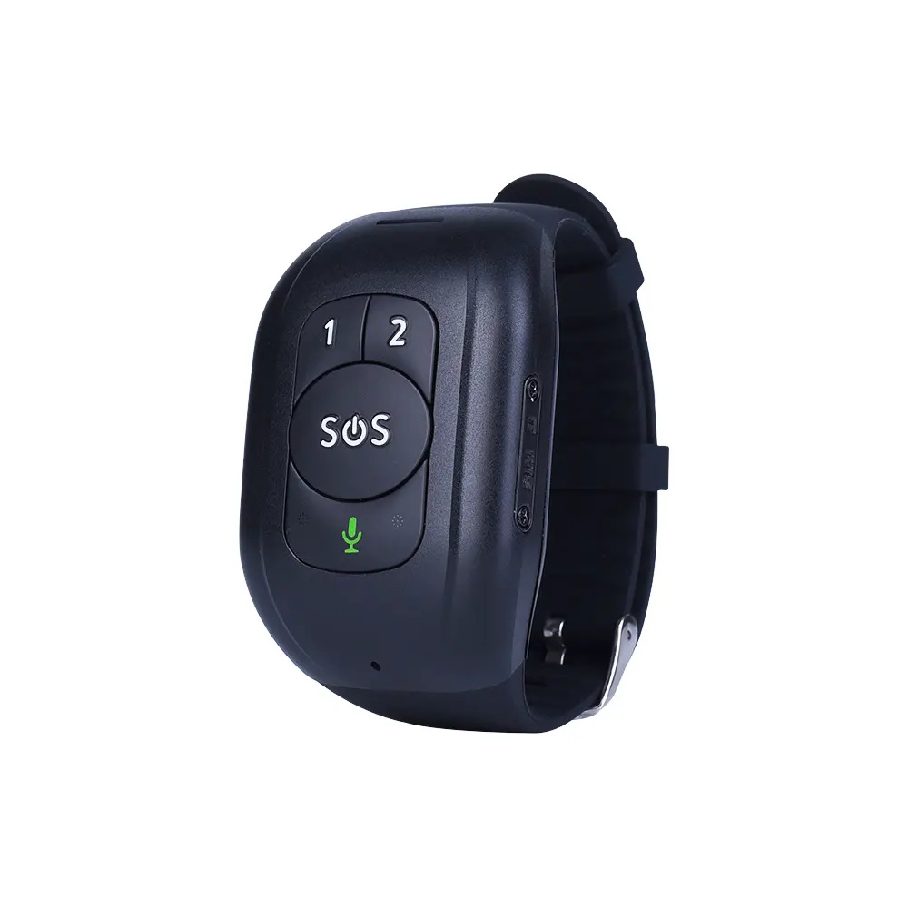 Mini pulsera rastreadora con GPS para niños, dispositivo de detección de temperatura con botón de panic SOS, 4G, detector de caída, Alarma para ancianos y posicionamiento por WIFI