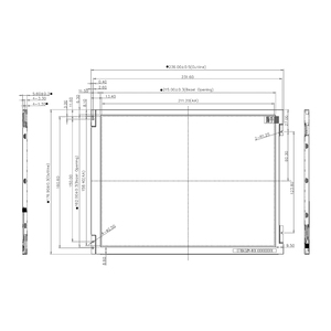 BOE 10.4 inç LCD Panel 800x600 SVGA yansımayan 10.4 TFT LCD ekran 20 Pin LCD modülü ile LED sürücü - Product Image 3