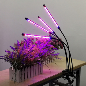 36W 4 Köpfe Voll spektrum Grow <span class=keywords><strong>Light</strong></span> Flexible LED USB Pflanzen wachstums licht Drahts teuerung Rot-Blau-Licht mit Clip-<span class=keywords><strong>Timer</strong></span>