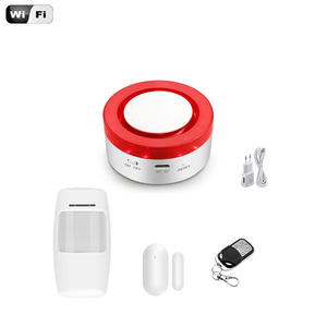 Tuya Smart APP <strong>Control</strong> WiFi Burglar <strong>Alarm</strong> with Sound and Light Flash WiFi Smart Siren Home <strong>Security</strong> <strong>Alarm</strong> System - Product Image 1