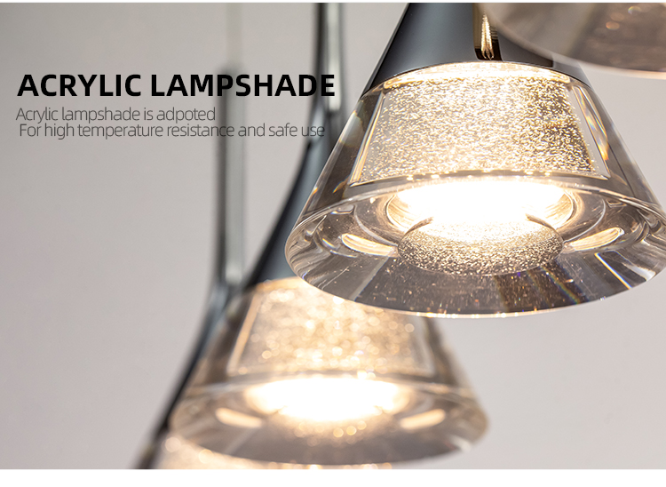 Zun Design Factory Price luxury decorative pendant lighting modern nordic design crystal indoor Kitchen led pendant lights