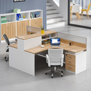 <strong>Customized</strong> Color Office Desks and Workstations Office Partition <strong>Computer</strong> Desk Workstation 1 Seater Staff Office Desk - Product Image 1