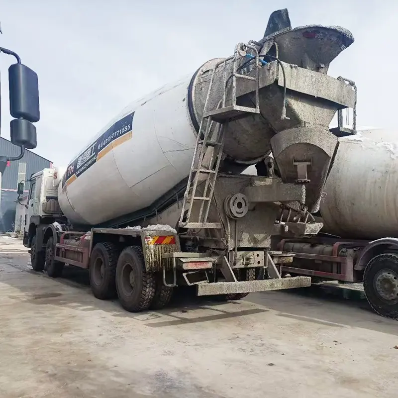 Camión mezclador de cemento de segunda mano, 8, 10, 12 metros cúbicos, 6x4, 10 ruedas