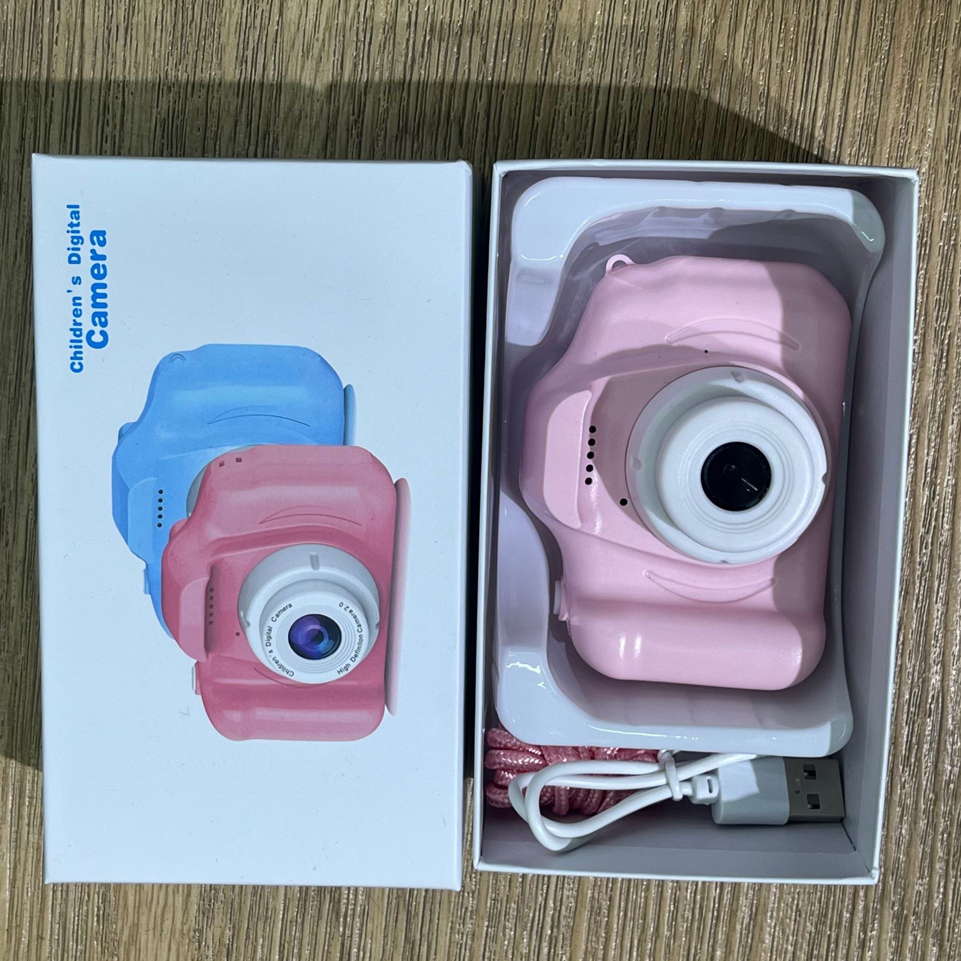 Pink high-score single-camera sky-and-earth box